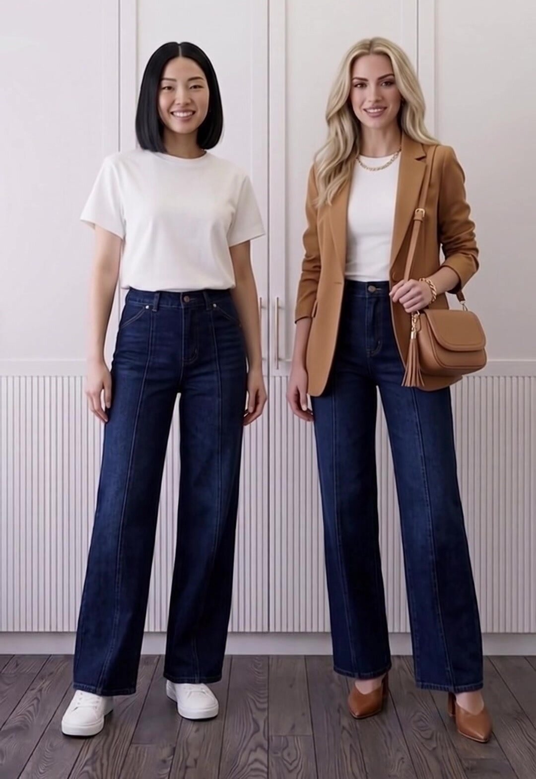 Navy & Camel